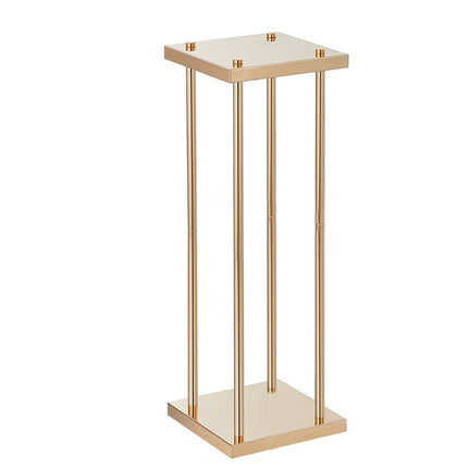 Wedding Flower Stands, 4-Pack Gold Iron Columns 60cm