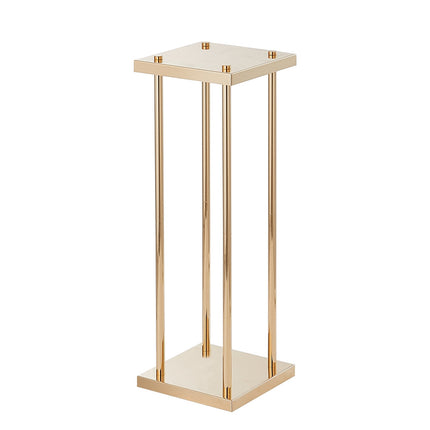 Wedding Flower Stands, 4-Pack Gold Iron Columns 60cm