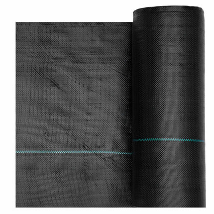 Weed Barrier Fabric, 2-Pack 3x50 ft 3.2 oz Woven PP