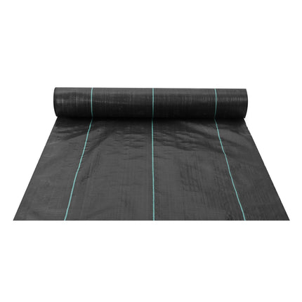 Weed Barrier Fabric, 3 x 250 ft Woven Polypropylene 5 oz