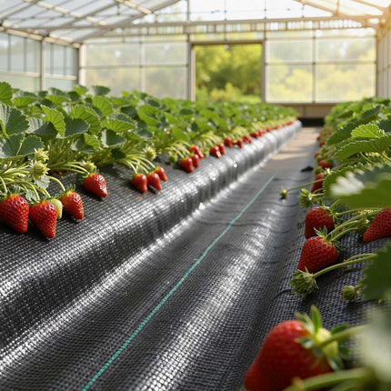 Weed Barrier Fabric 4 x 35.1 m, 100 g PP Woven, Black