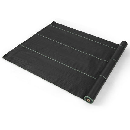 Unkrautvlies, 50m², Schwarz, 25x2m, 60g/m²