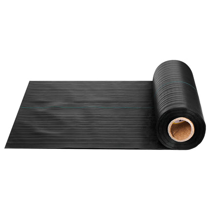 Weed Barrier Fabric, Woven PP Black 0.4 x 30.5 m