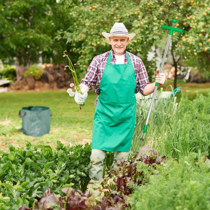 Unkrautentferner mit Beutel für Gartenabfälle