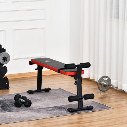 Klappbare multifunktionale Hantelbank, 110 kg Tragkraft, Stahl