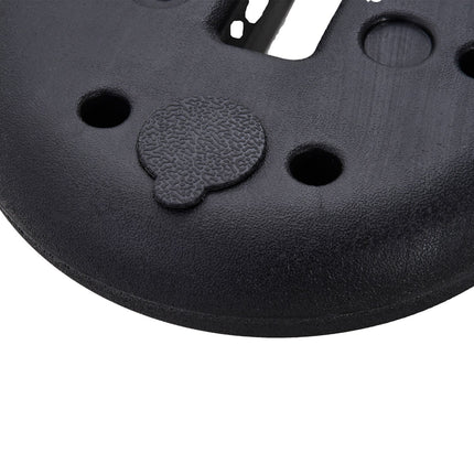 Partyzeltgewicht – Befüllbar bis zu 5 kg, schwarzes HDPE, Ø25x6 cm