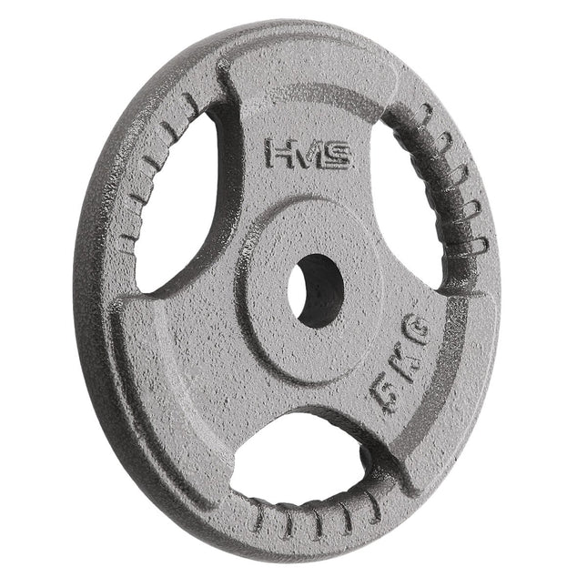Hantelscheibe, Hammerschlag-Finish, 5 kg