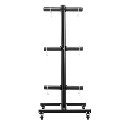 Weight Plate Tree with Wheels for 2 in Plates, 1000 lb Capacity