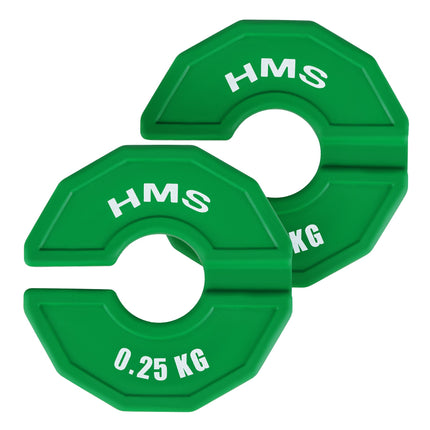 Hantelscheiben für Krafttraining, 0,25 kg, 2er-Set