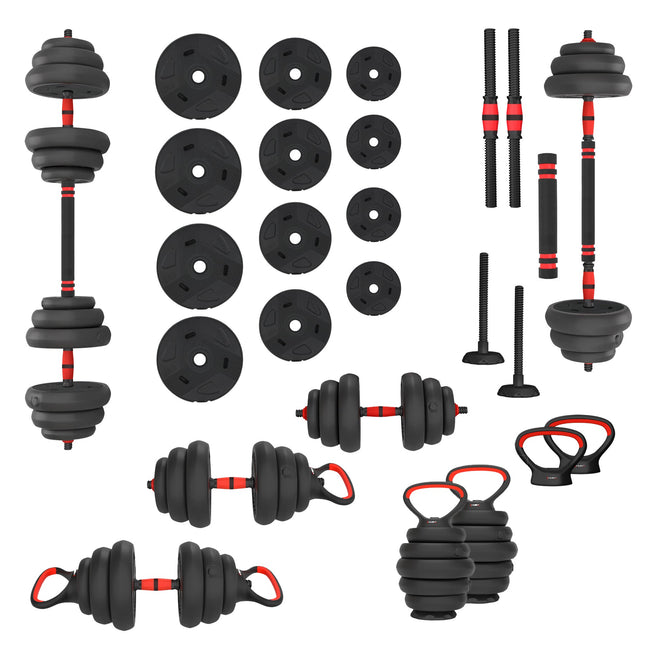Hantelset 20kg – 6-in-1 verstellbare Kurzhanteln