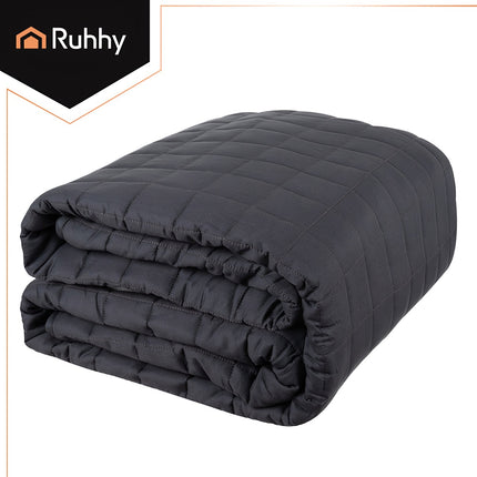 Weighted Blanket 200x220cm, 10kg, Grey, Double-Sided