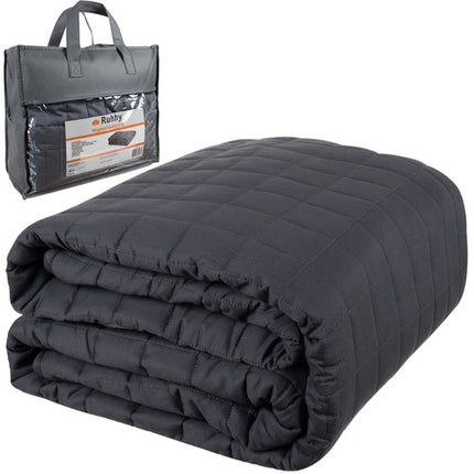 Weighted Blanket 8kg, 150x200cm, Gray Cotton Cover