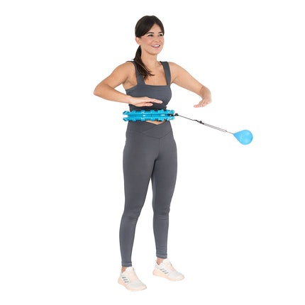 Gewichteter Hula Hoop, Blau – Fitness-Trainingsgerät