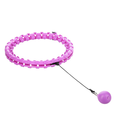 Gewichteter Hula-Hoop, Violett, Übergröße, Taillenstütze