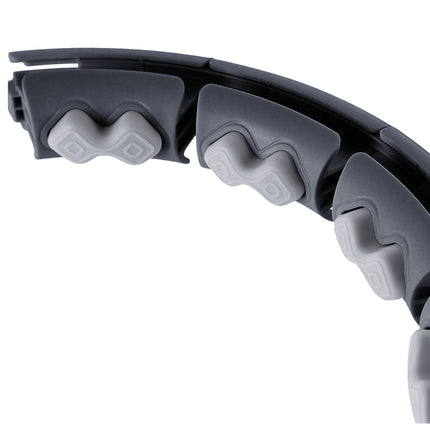 Weighted Hula Hoop with Counter, Black