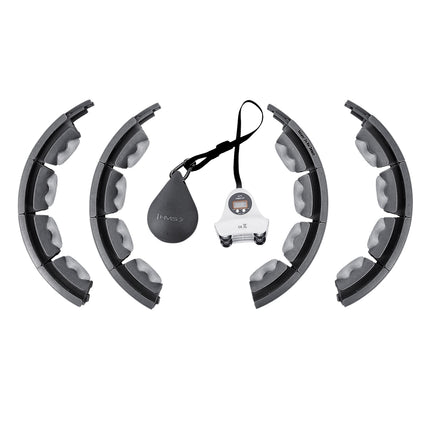 Weighted Hula Hoop with Counter, Black