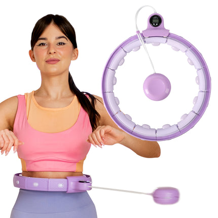 Weighted Hula Hoop with Counter, Violet