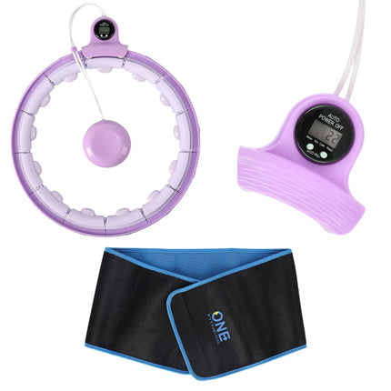 Weighted Hula Hoop with Counter, Violet
