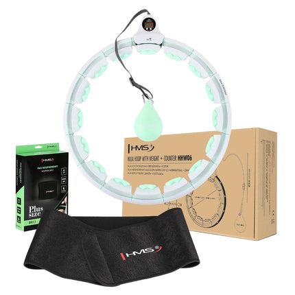 Gewichteter Hula-Hoop mit Zähler und Taillenstütze