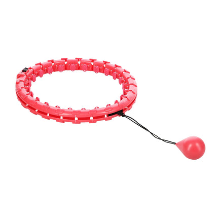 Gewichteter roter Hula-Hoop-Reifen für Fitness