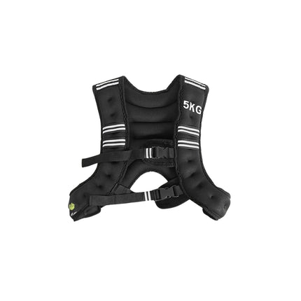 Zátěžová vesta 5kg, neopren, nastavitelné popruhy, reflexní