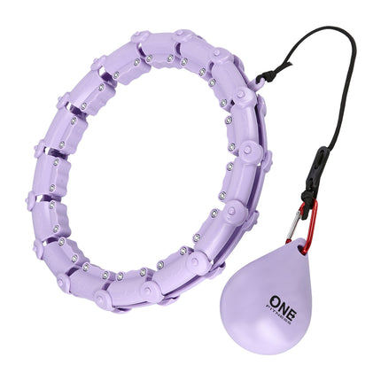 Weighted Violet Hula Hoop with Waist Support