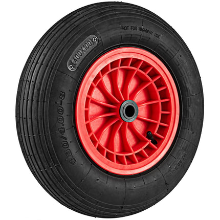 Schubkarrenreifen 4.80/4.00-8, Gummi, 250kg Traglast
