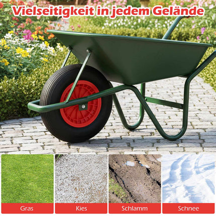 Schubkarrenreifen 4.80/4.00-8, Gummi, 250kg Traglast