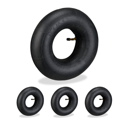 Wheelbarrow Tyres Set with Inner Tubes, 3.50-4""