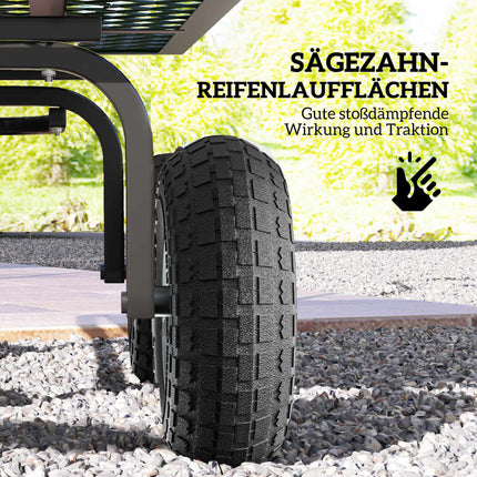 Kolo ke kolečku, sada 4 ks, plná pryž, 80kg, Ø255mm