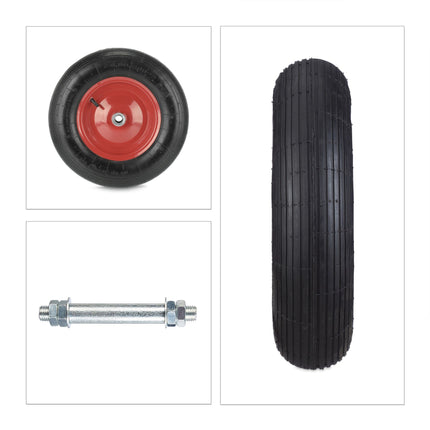 Wheel barrow air 4.80 4.00-8 + axle