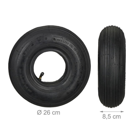 Schubkarre 2er Set mit Schlauch
