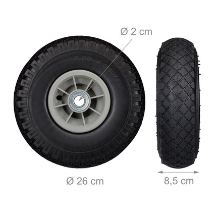 Wheelbarrow wheels 2 pcs.