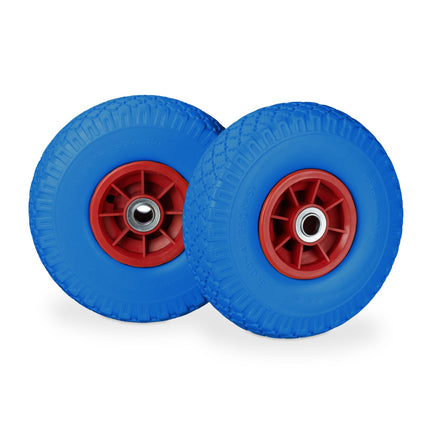 Wheelbarrow wheels PU rubber, 2 pcs.