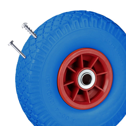 Wheelbarrow wheels PU rubber, 2 pcs.