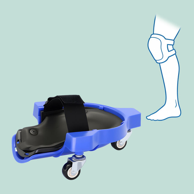 Rollende Knieschoner für Bodenbeläge und Reparaturen