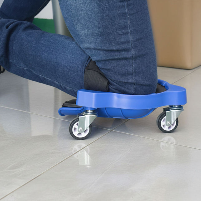 Rollende Knieschoner für Bodenbeläge und Reparaturen