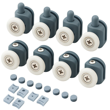 Räder für Duschkabinen - 8er-Set 