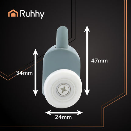 Räder für Duschkabinen - 8er-Set 
