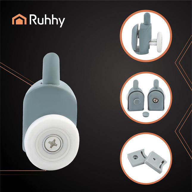 Räder für Duschkabinen - 8er-Set 