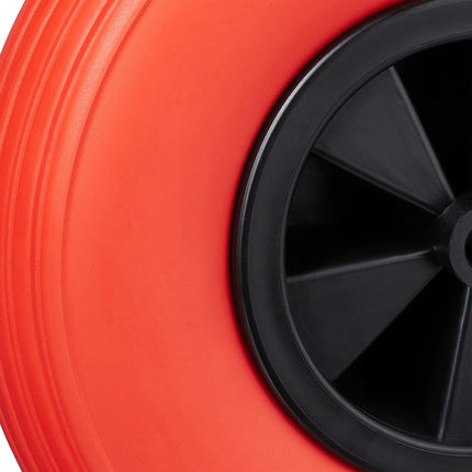 Roue pour brouette 3.50-6 en rouge/noir