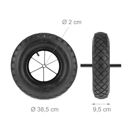 Kolo ke kolečku 4.80 4.00-8 s osou