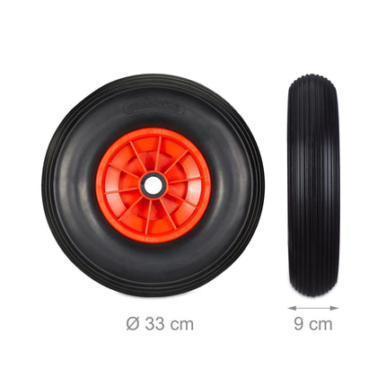 Roue pour brouette en caoutchouc plein 4.00-6