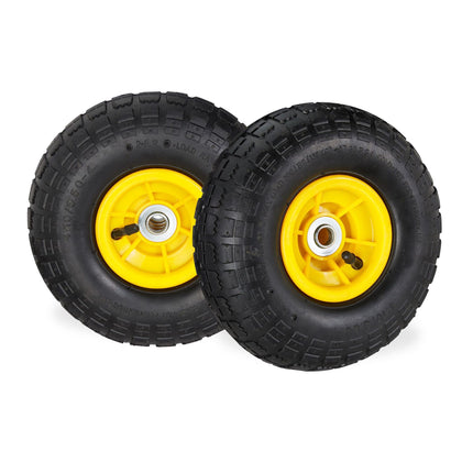 Wheel set for hand truck 2 pcs 3.5-4