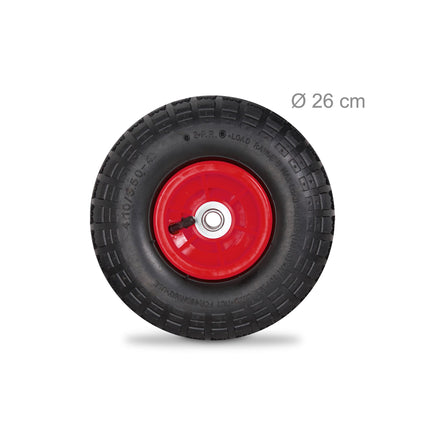 Wheel set for hand truck 2 pcs 3.5-4