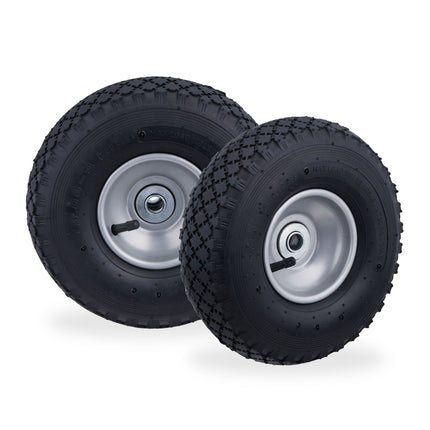 Wheels for hand-held truck, 2 pcs 3.00-4