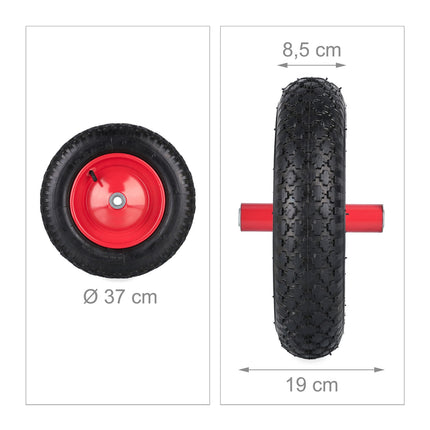 Wheels for wheelbarrow 3.50-8 pneumatic tires