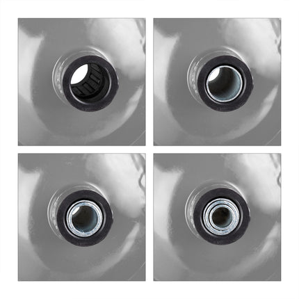 Roues pour brouette 4.80 4.00-8 avec adaptateurs