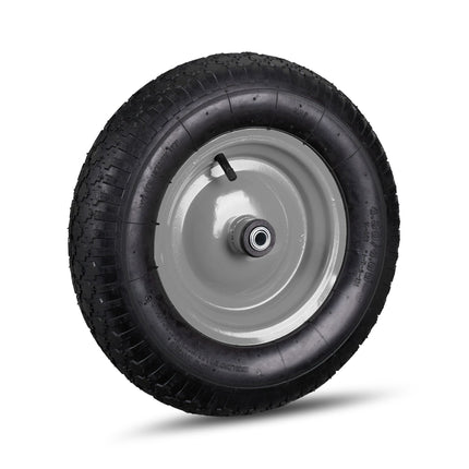 Roues pour brouette 4.80 4.00-8 avec adaptateurs