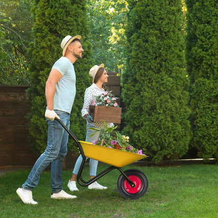 Wheels for wheelbarrow with pneumatic tires 4.00-8